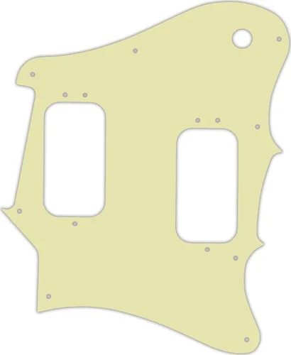 WD Custom Pickguard For Fender 2012-2013 Made In Mexico Pawn Shop Super-Sonic #34 Mint Green 3 Ply