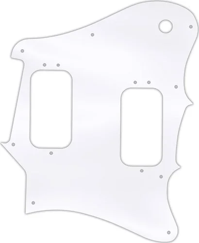 WD Custom Pickguard For Fender 2012-2013 Made In Mexico Pawn Shop Super-Sonic #45 Clear Acrylic