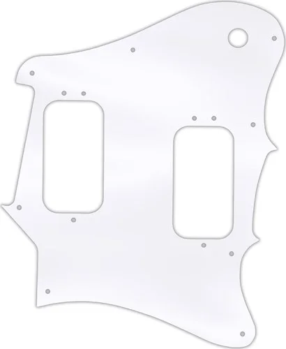 WD Custom Pickguard For Fender 2012-2013 Made In Mexico Pawn Shop Super-Sonic #45T Clear Acrylic Thi