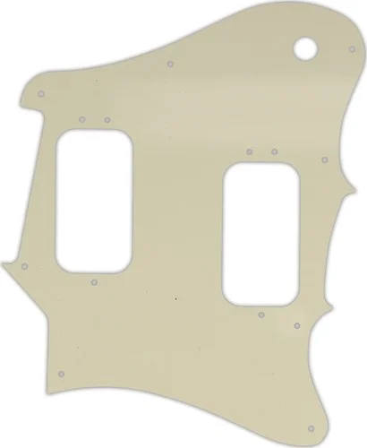 WD Custom Pickguard For Fender 2012-2013 Made In Mexico Pawn Shop Super-Sonic #55S Parchment Solid