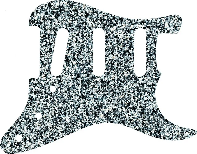 WD Custom Pickguard For Fender Pre-CBS 8 Hole, Eric Johnson Signature, Eric Clapton Signature, Or Stevie Ray Vaughan Signature Stratocaster #60SS Silver Sparkle 