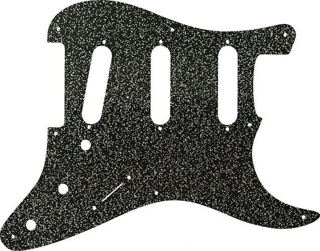 WD Custom Pickguard For Fender Pre-CBS 8 Hole, Eric Johnson Signature, Eric Clapton Signature, Or Stevie Ray Vaughan Signature Stratocaster #60BS Black Sparkle 