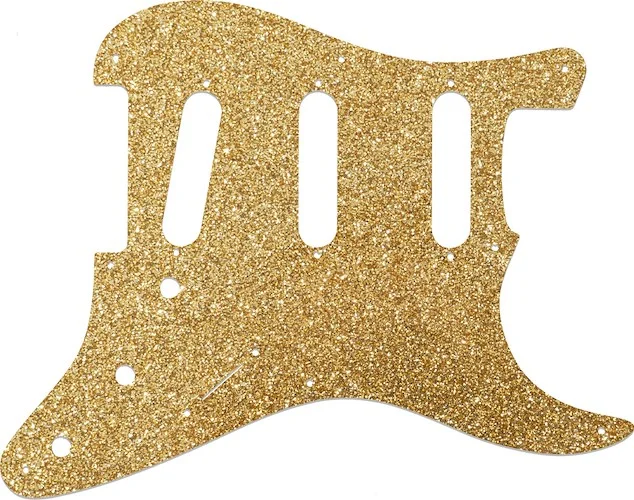 WD Custom Pickguard For Fender Pre-CBS 8 Hole, Eric Johnson Signature, Eric Clapton Signature, Or Stevie Ray Vaughan Signature Stratocaster #60RGS Rose Gold Sparkle 
