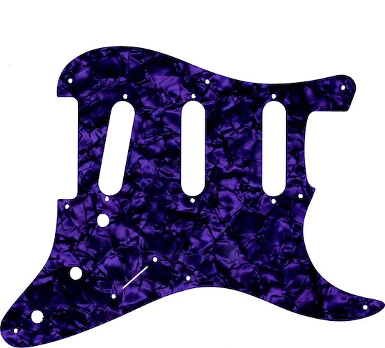 WD Custom Pickguard For Fender Pre-CBS 8 Hole, Eric Johnson Signature, Eric Clapton Signature, Or Stevie Ray Vaughan Signature Stratocaster #28PR Purple Pearl