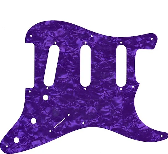 WD Custom Pickguard For Fender Pre-CBS 8 Hole, Eric Johnson Signature, Eric Clapton Signature, Or Stevie Ray Vaughan Signature Stratocaster #28PRL Light Purple Pearl