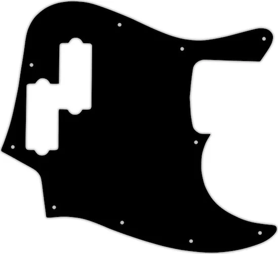 WD Custom Pickguard For Fender Reggie Hamilton Jazz Bass #38 Black/Cream/Black