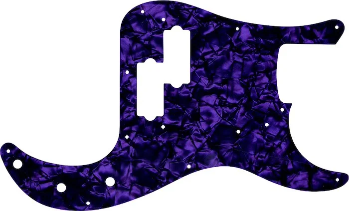 WD Custom Pickguard For Fender Road Worn 50's Precision Bass #28PR Purple Pearl