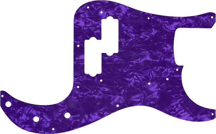 WD Custom Pickguard For Fender Road Worn 50's Precision Bass #28PRL Light Purple Pearl