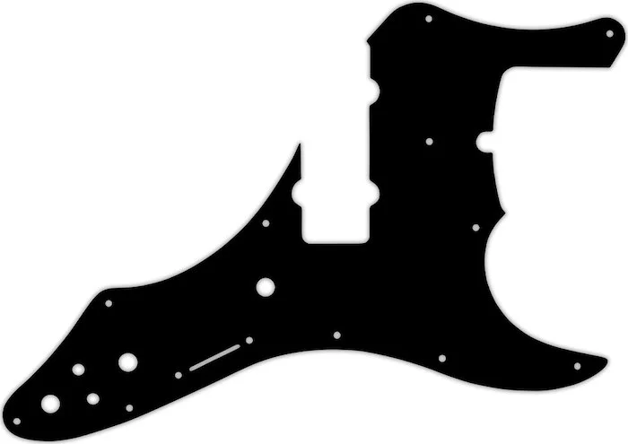 WD Custom Pickguard For Fender Roscoe Beck Signature 5 String Jazz Bass #01 Black