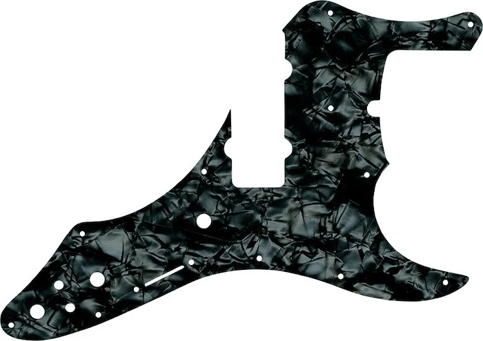 WD Custom Pickguard For Fender Roscoe Beck Signature 5 String Jazz Bass #28JBK Jet Black Pearl