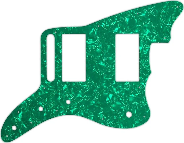 WD Custom Pickguard For Fender Special Edition Blacktop Jazzmaster HH #28GR Green Pearl/White/Black/