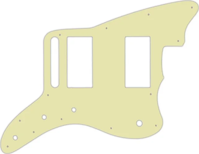 WD Custom Pickguard For Fender Special Edition Blacktop Jazzmaster HH #34 Mint Green 3 Ply