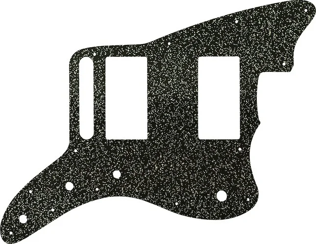 WD Custom Pickguard For Fender Special Edition Blacktop Jazzmaster HH #60BS Black Sparkle 