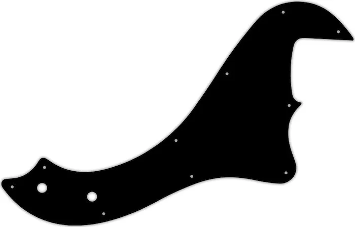 WD Custom Pickguard For Fender Standard Dimension Bass IV #03 Black/White/Black