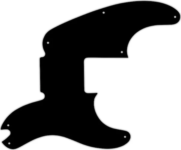 WD Custom Pickguard For Fender Sting Signature Precision Bass #09 Black/White/Black/White/Black