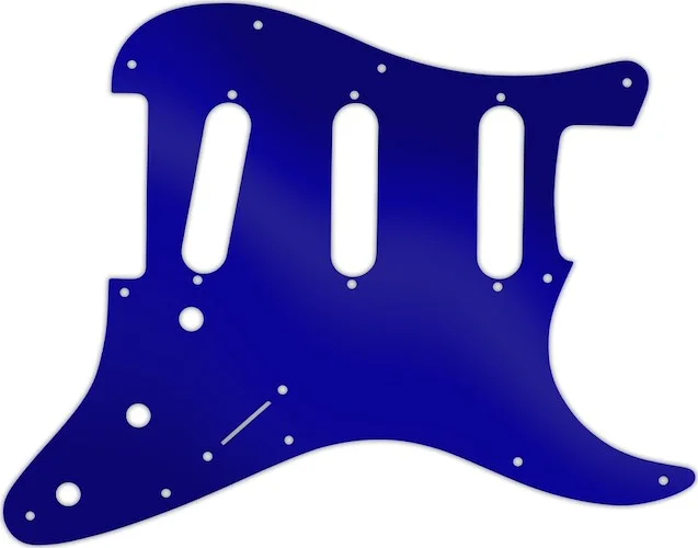 WD Custom Pickguard For Fender Stratocaster #10DBU Dark Blue Mirror