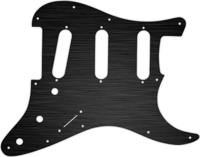 WD Custom Pickguard For Fender Stratocaster #27 Simulated Black Anodized