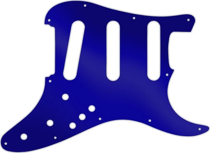 WD Custom Pickguard For Fender Stratocaster Elite #10DBU Dark Blue Mirror