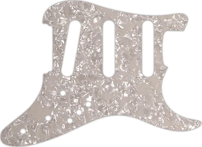 WD Custom Pickguard For Fender Stratocaster Elite #28A Aged Pearl/White/Black/White