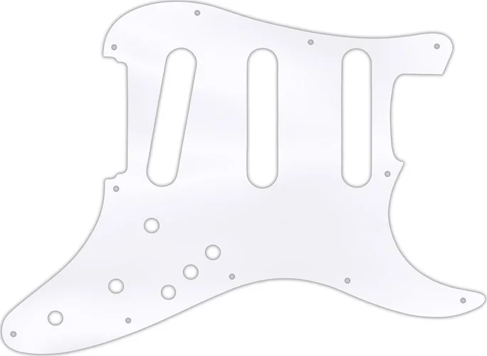 WD Custom Pickguard For Fender Stratocaster Elite #45T Clear Acrylic Thin