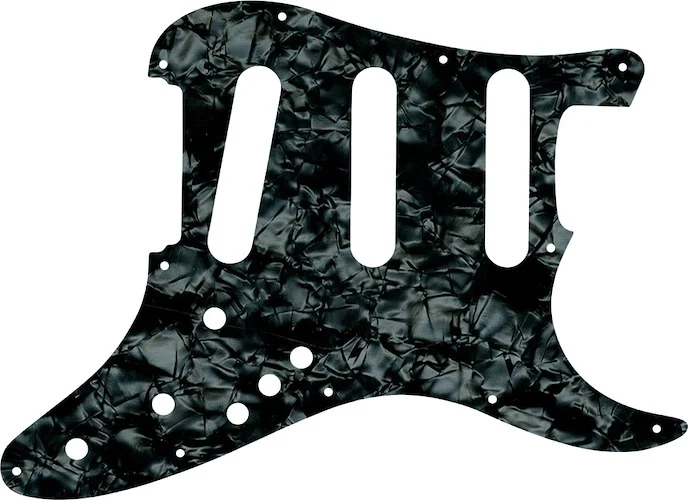 WD Custom Pickguard For Fender Stratocaster Elite #28JBK Jet Black Pearl