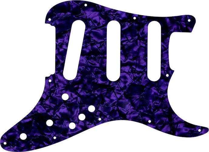 WD Custom Pickguard For Fender Stratocaster Elite #28PR Purple Pearl