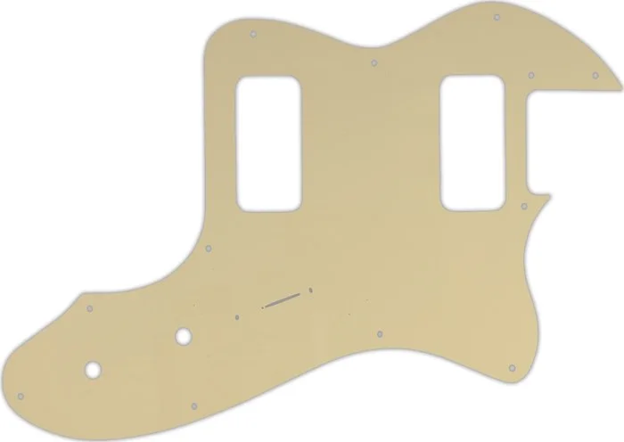 WD Custom Pickguard For Fender Telecaster Thinline Super Deluxe #06T Cream Thin