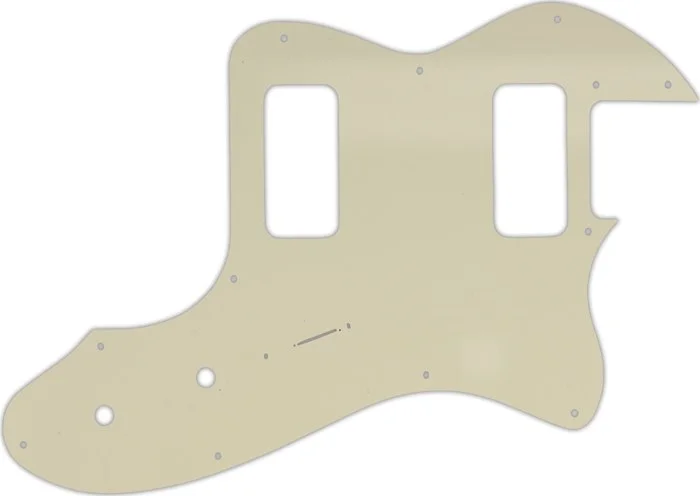WD Custom Pickguard For Fender Telecaster Thinline Super Deluxe #55 Parchment 3 Ply