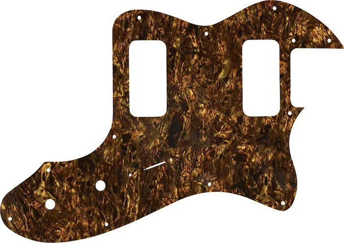 WD Custom Pickguard For Fender Telecaster Thinline Super Deluxe #28TBP Tortoise Brown Pearl