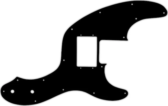 WD Custom Pickguard For Fender Telecaster Bass With Humbucker #03P Black/Parchment/Black