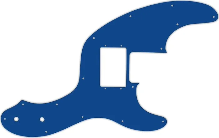 WD Custom Pickguard For Fender Telecaster Bass With Humbucker #08 Blue/White/Blue