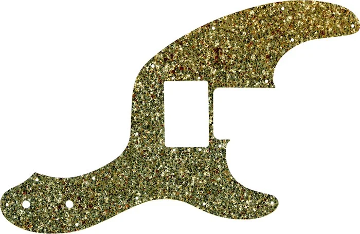 WD Custom Pickguard For Fender Telecaster Bass With Humbucker #60GS Gold Sparkle 