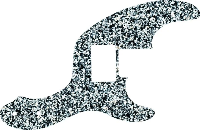 WD Custom Pickguard For Fender Telecaster Bass With Humbucker #60SS Silver Sparkle 