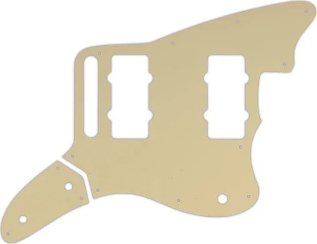 WD Custom Pickguard For Fender Thurston Moore Signature Series Jazzmaster #06 Cream