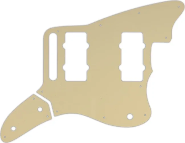 WD Custom Pickguard For Fender Thurston Moore Signature Series Jazzmaster #06B Cream/Black/Cream