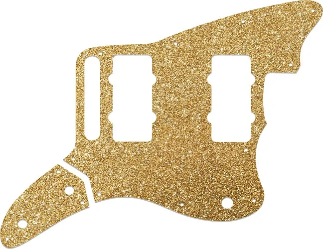 WD Custom Pickguard For Fender Thurston Moore Signature Series Jazzmaster #60RGS Rose Gold Sparkle 
