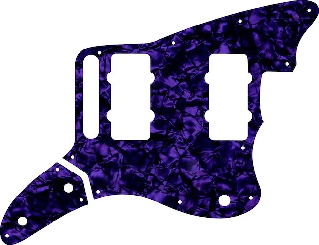 WD Custom Pickguard For Fender Thurston Moore Signature Series Jazzmaster #28PR Purple Pearl