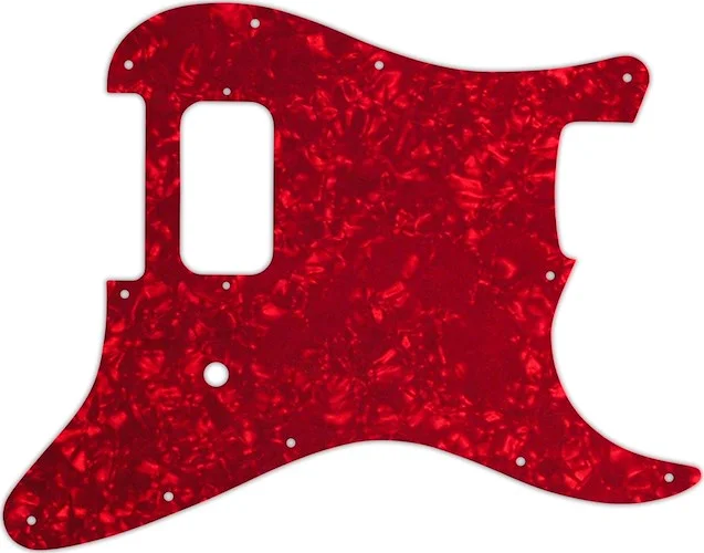 WD Custom Pickguard For Fender Tom Delonge Stratocaster #28R Red Pearl/White/Black/White