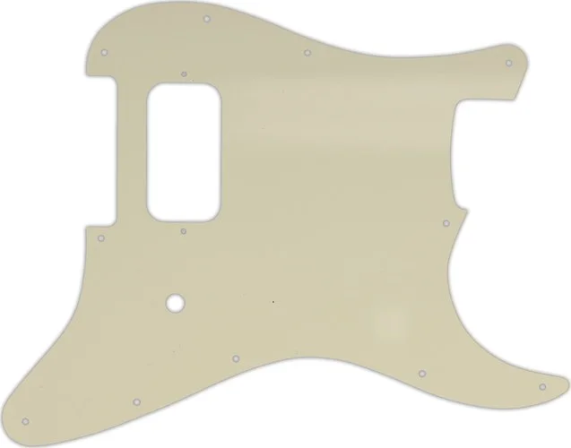 WD Custom Pickguard For Fender Tom Delonge Stratocaster #55S Parchment Solid