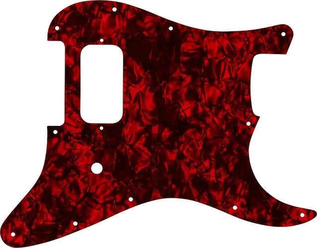 WD Custom Pickguard For Fender Tom Delonge Stratocaster #28DRP Dark Red Pearl/Black/White/Black