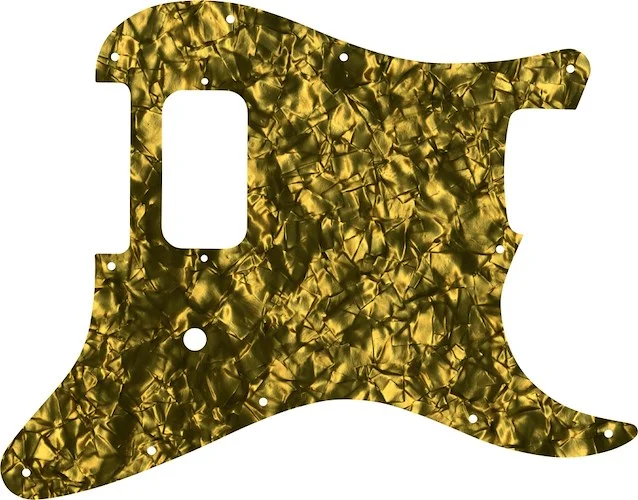 WD Custom Pickguard For Fender Tom Delonge Stratocaster #28GD Gold Pearl/Black/White/Black