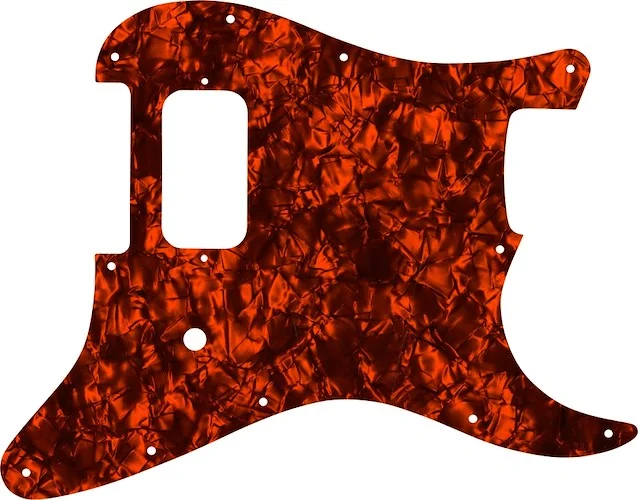 WD Custom Pickguard For Fender Tom Delonge Stratocaster #28OP Orange Pearl/Black/White/Black