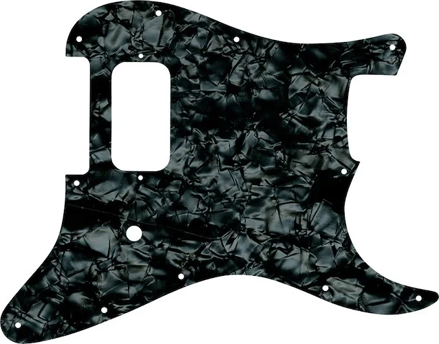 WD Custom Pickguard For Fender Tom Delonge Stratocaster #28JBK Jet Black Pearl