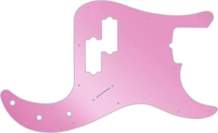 WD Custom Pickguard For Fender Tony Franklin Signature Precision Bass #10P Pink Mirror
