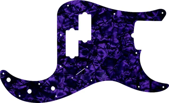 WD Custom Pickguard For Fender Tony Franklin Signature Precision Bass #28PR Purple Pearl