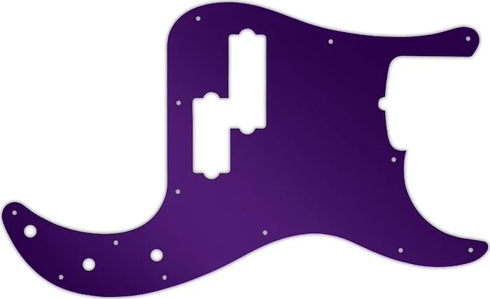 WD Custom Pickguard For Fender USA 5 String Precision Bass #10PR Purple Mirror