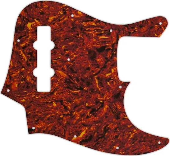 WD Custom Pickguard For Fender 2013-Present Made In Mexico Geddy Lee Jazz Bass #05P Tortoise Shell/P