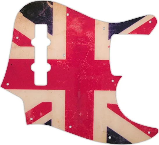 WD Custom Pickguard For Fender 2013-Present Made In Mexico Geddy Lee Jazz Bass #G04 British Flag Rel