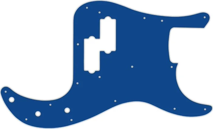 WD Custom Pickguard For Fender USA Precision Bass #08 Blue/White/Blue