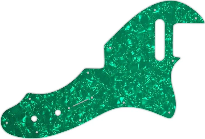WD Custom Pickguard For Fender USA Vintage Or USA Reissue Telecaster Thinline #28GR Green Pearl/Whit
